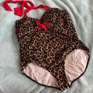 Torrid leopard one piece